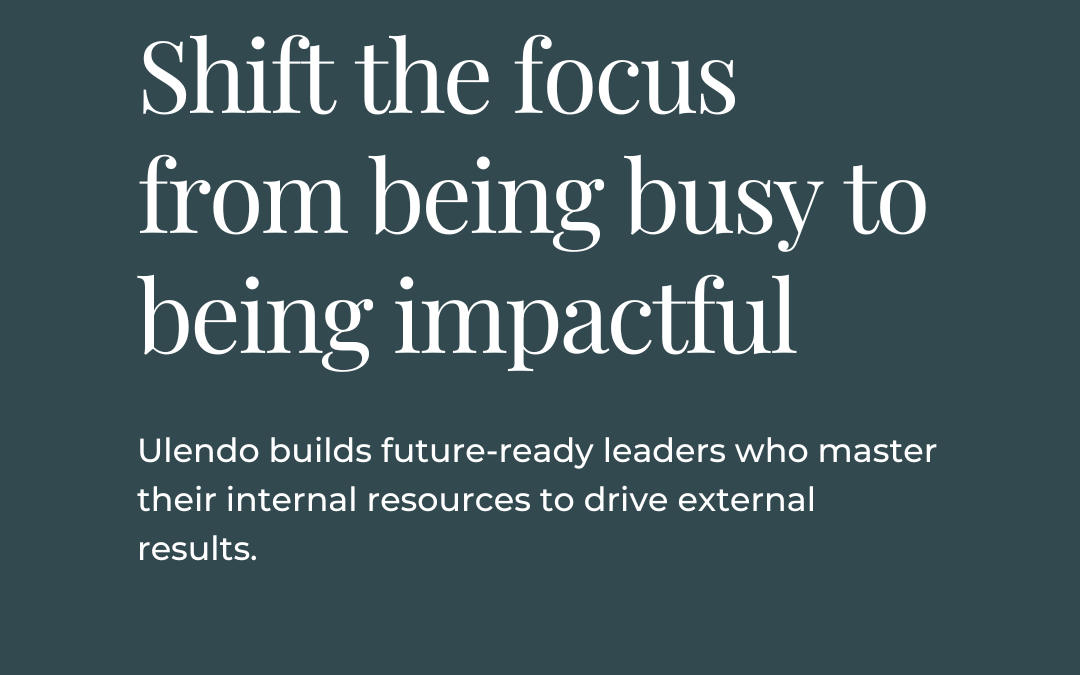 Stop Managing Your Calendar and Start Managing Your Capacity